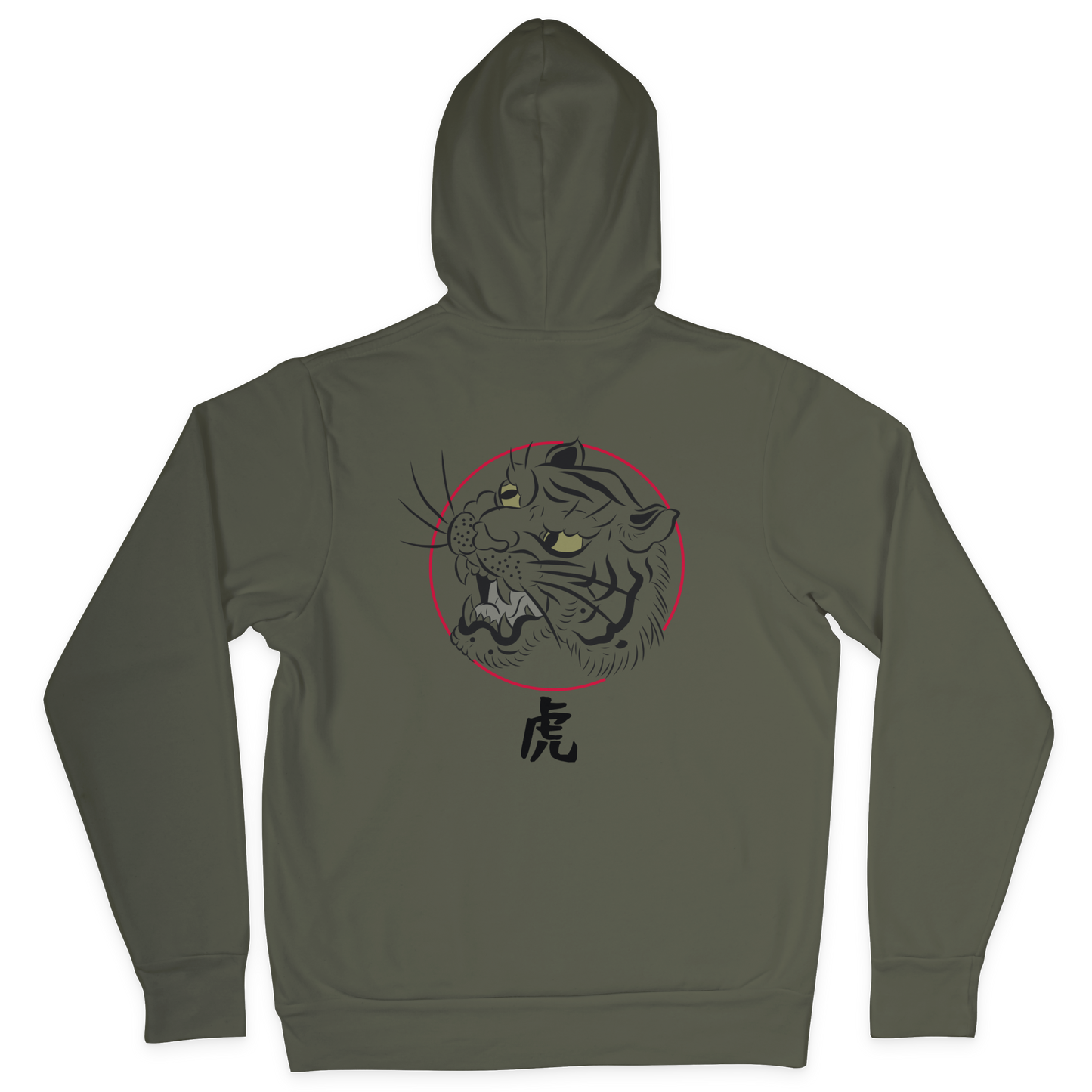 Tiger Kanji (Backprint) - Classic Hodie