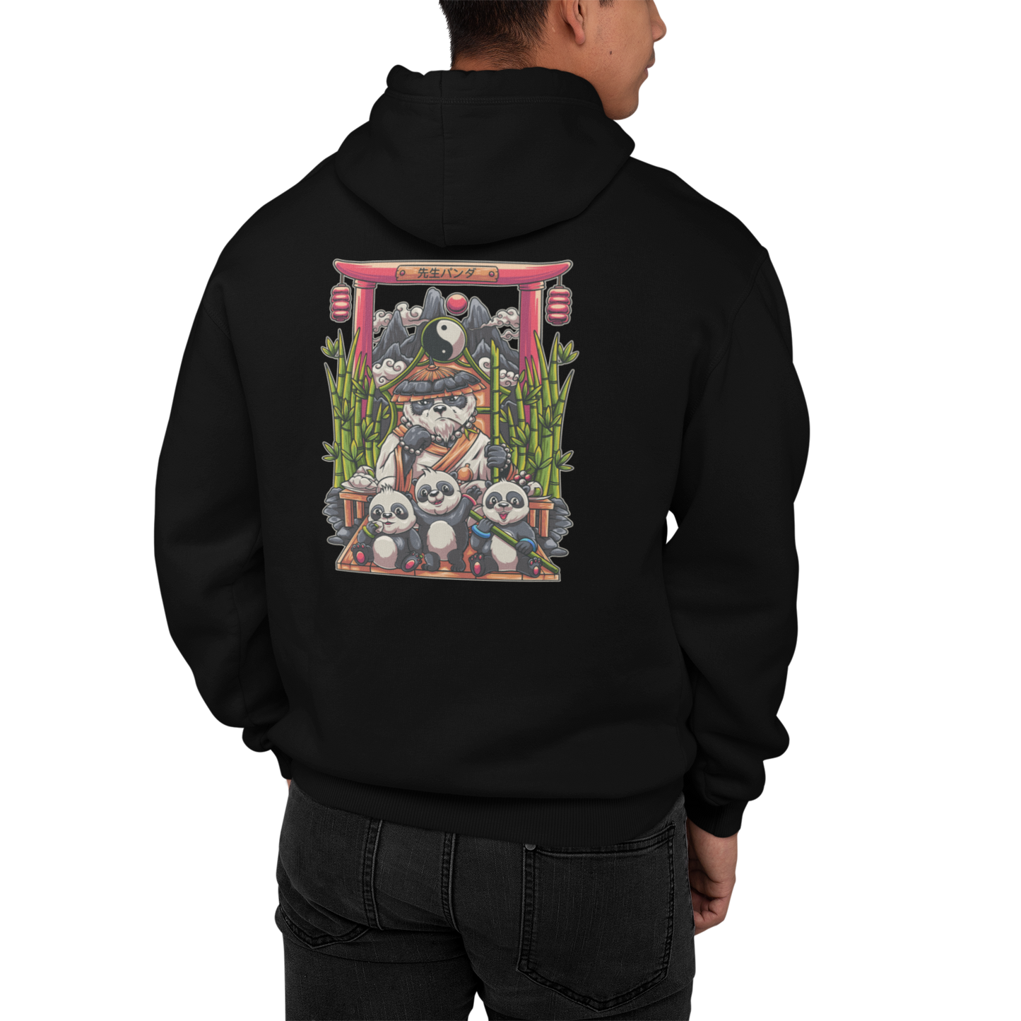 Sensei Panda (Backprint) - Classic Hoodie