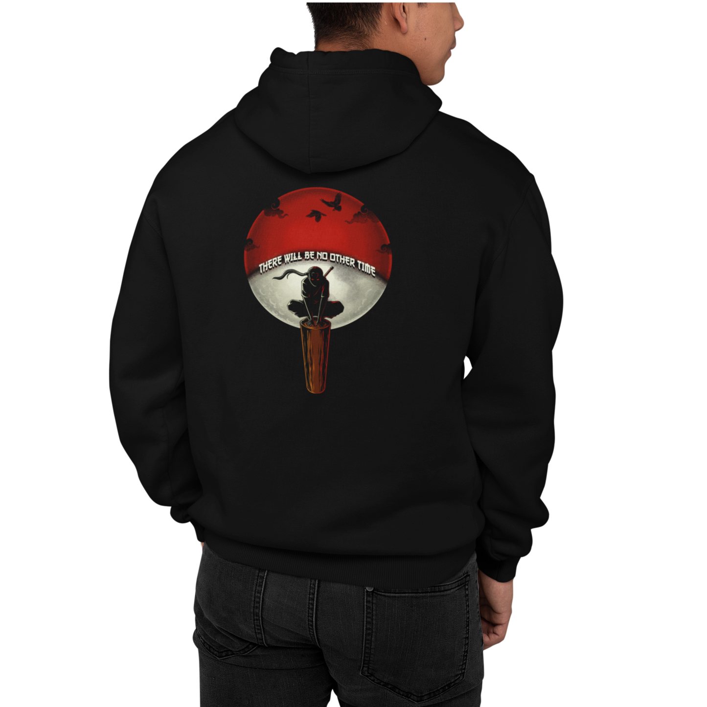 Blutmond Ninja (Front- und Backprint) - Classic Hoodie