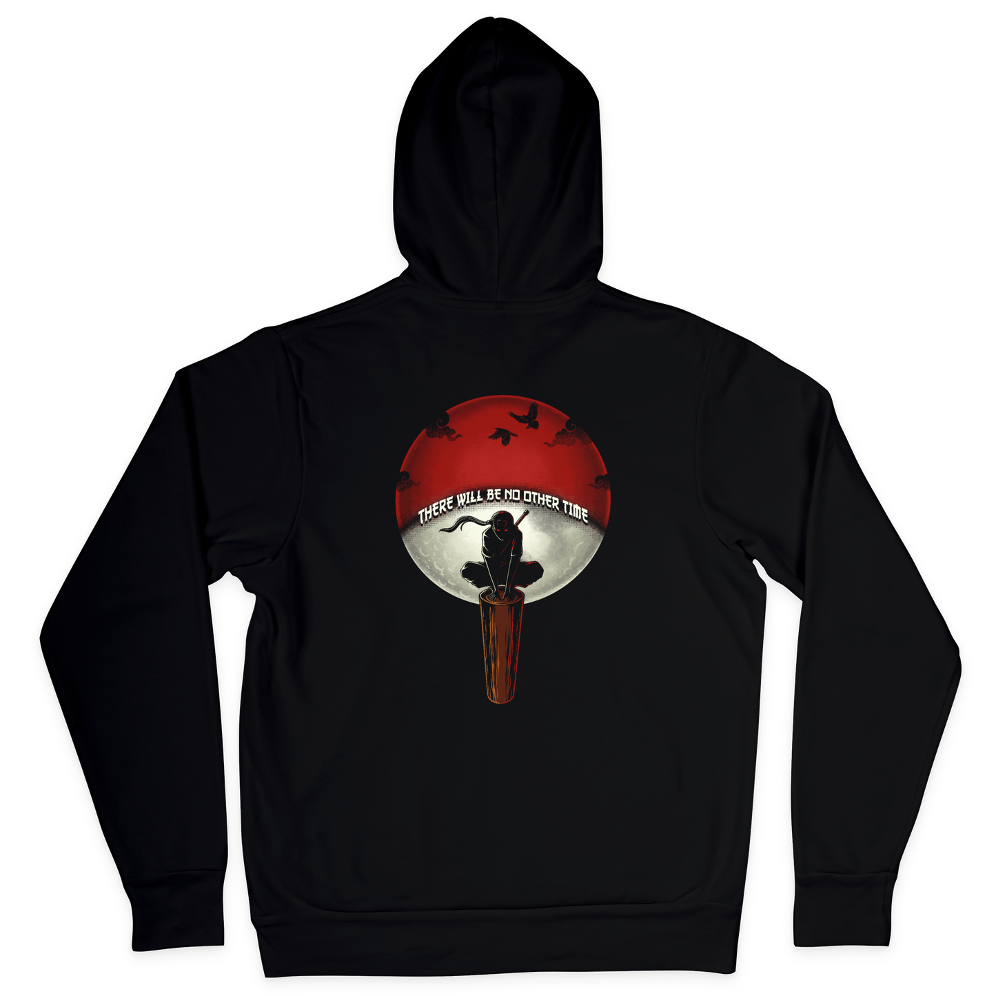 Blutmond Ninja (Front- und Backprint) - Classic Hoodie