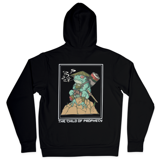 Frosch Samurai (Backprint) - Classic Hoodie