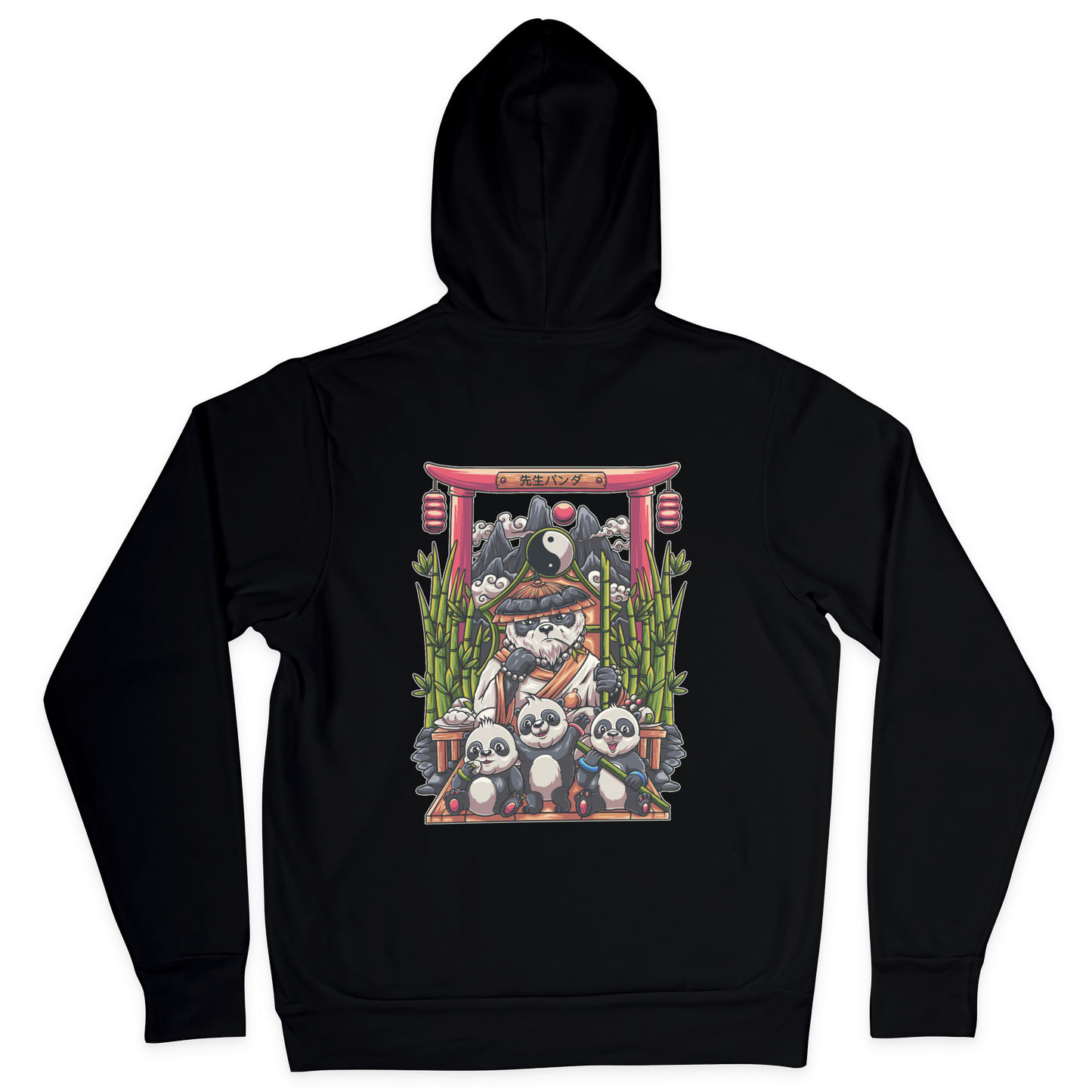 Sensei Panda (Backprint) - Classic Hoodie