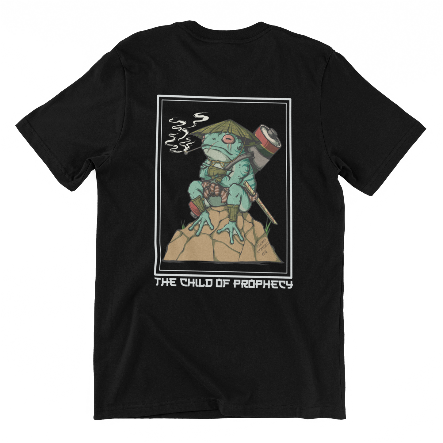 Frosch Samurai (Backprint) - Premium Organic Shirt