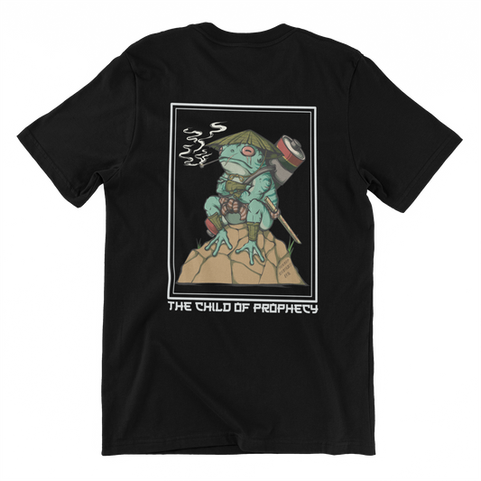 Frosch Samurai (Backprint) - Premium Organic Shirt
