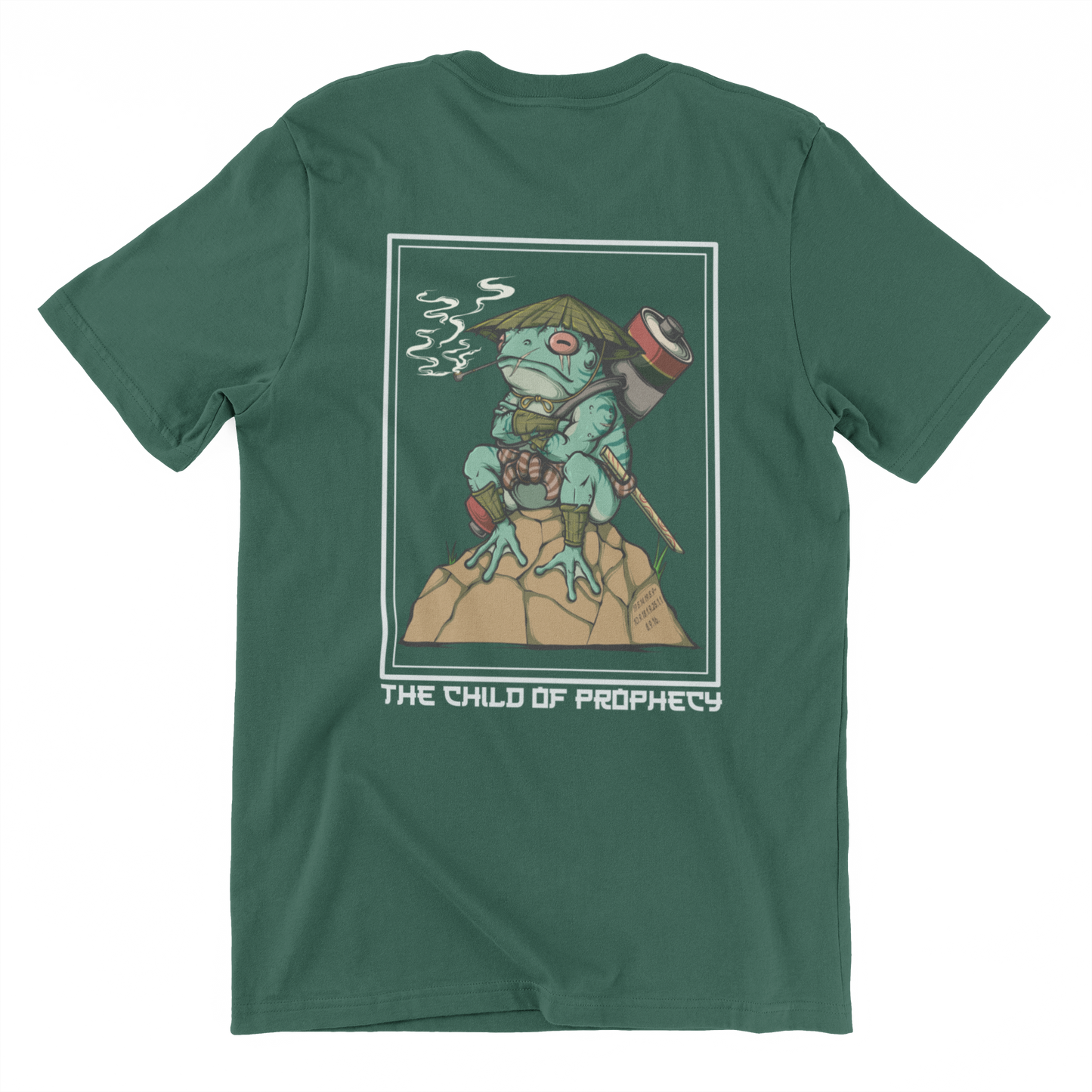 Frosch Samurai (Backprint) - Premium Organic Shirt