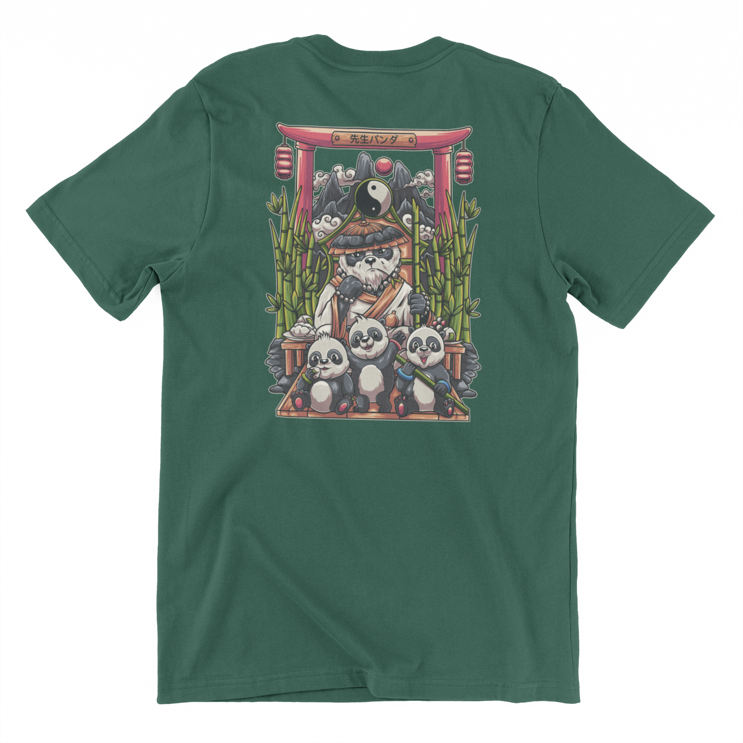 Sensei Panda (Backprint) - Premium Organic Shirt