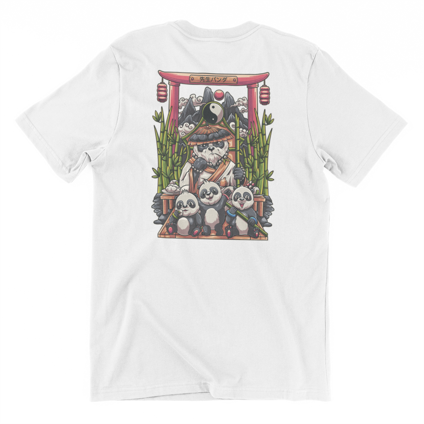 Sensei Panda (Backprint) - Premium Organic Shirt