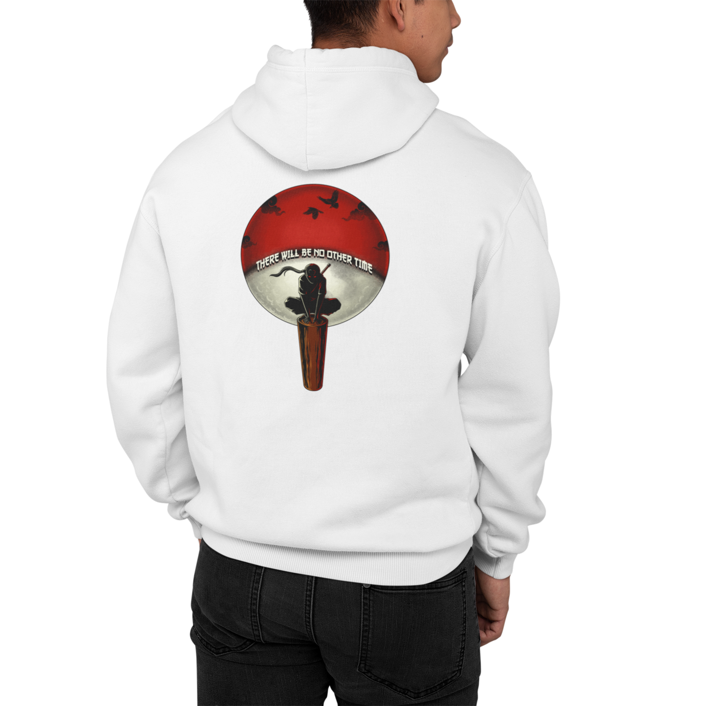 Blutmond Ninja (Front- und Backprint) - Classic Hoodie